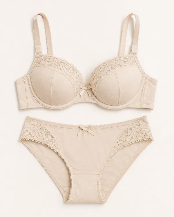 NuedWears matched bra and panty set — wholesale manufacturer