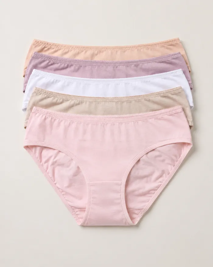 Pure cotton everyday panties manufactured by NuedWears wholesale supplier